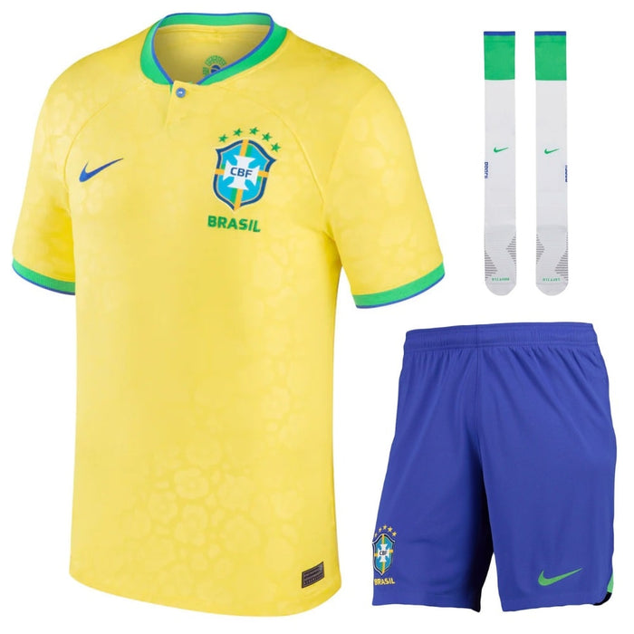 Brasilien Kinder-Heimtrikot 2023