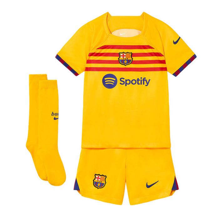 FC Barcelona Vierter 2023 Kindertrikot