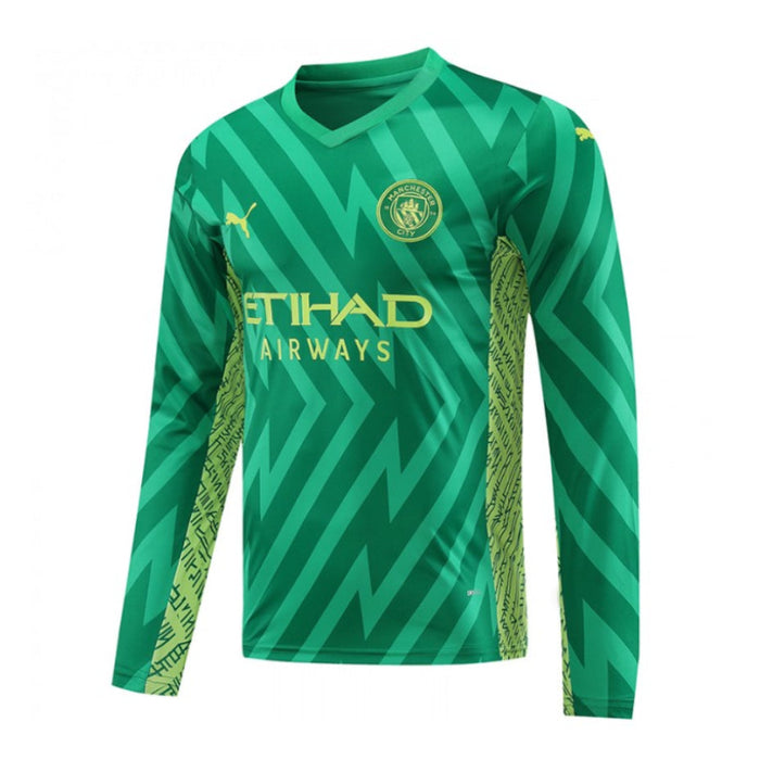 Manchester City Herren Langarm-Torwarttrikot 2023 2024