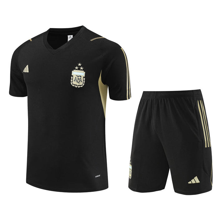 Argentinien Trainingstrikot Schwarz Herren 2023-2024
