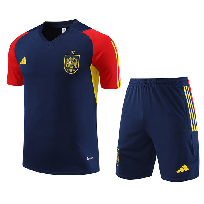 Spanien Trainingstrikot Blau Herren 2023-2024