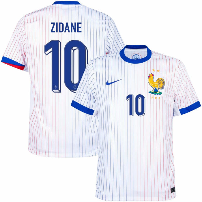 Zidane France Team Away Jersey 2024 2025 Men