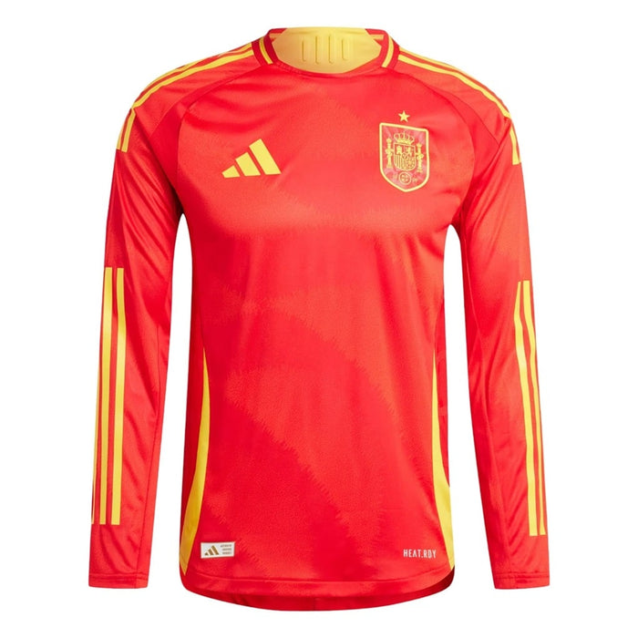 Spain Home Long Sleeve Jersey 2024 2025 Men