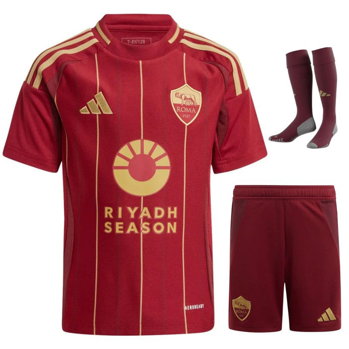 AS Rom Heimtrikot für Kinder 2024–2025