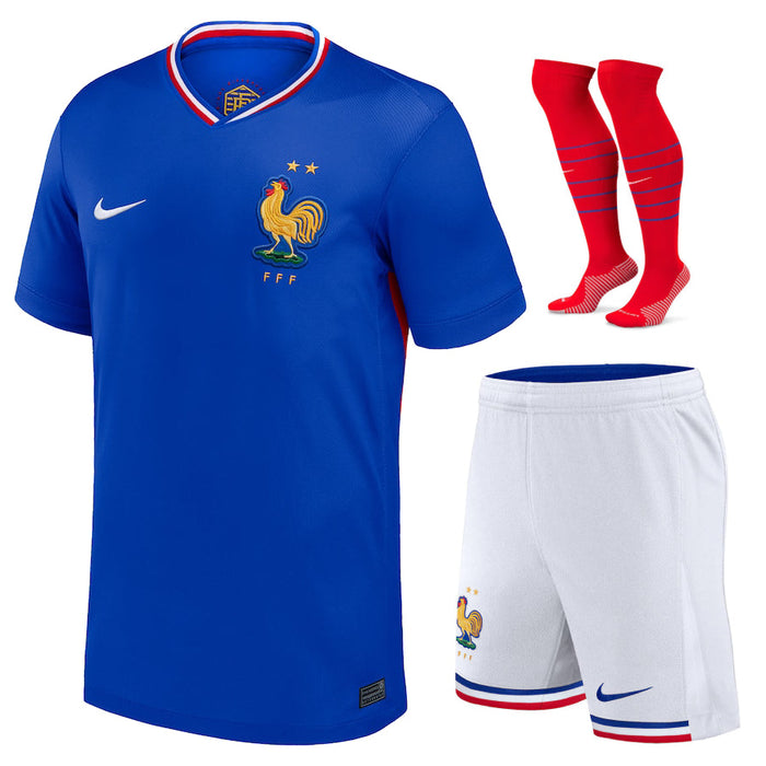 Frankreich Heimtrikot-Set für Kinder Euro 2024 2025