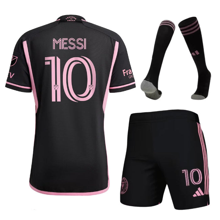 Messi Inter Miami Auswärtstrikot für Kinder 2023–2024