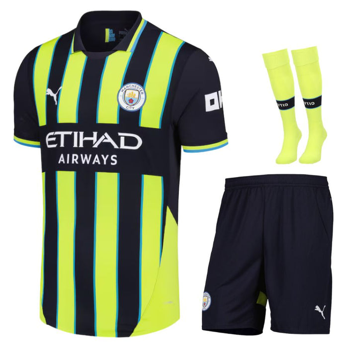 Manchester City Ausweichtrikot für Kinder 2024 2025