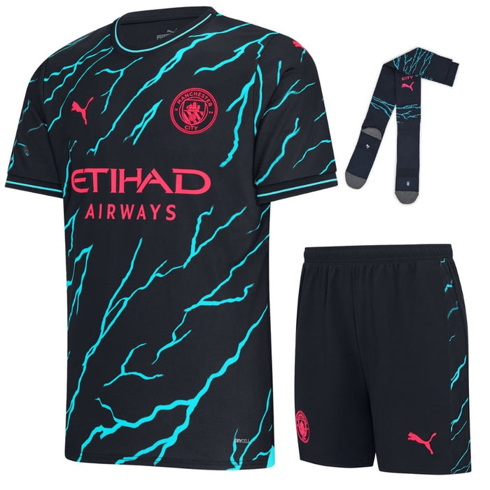 Manchester City Ausweichtrikot für Kinder 2024