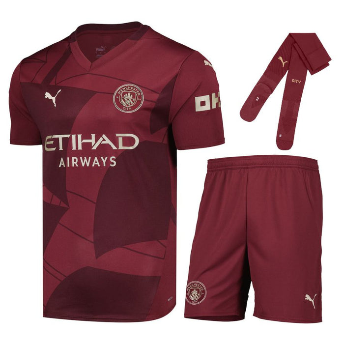Manchester City Auswärtstrikot für Kinder 2024 2025