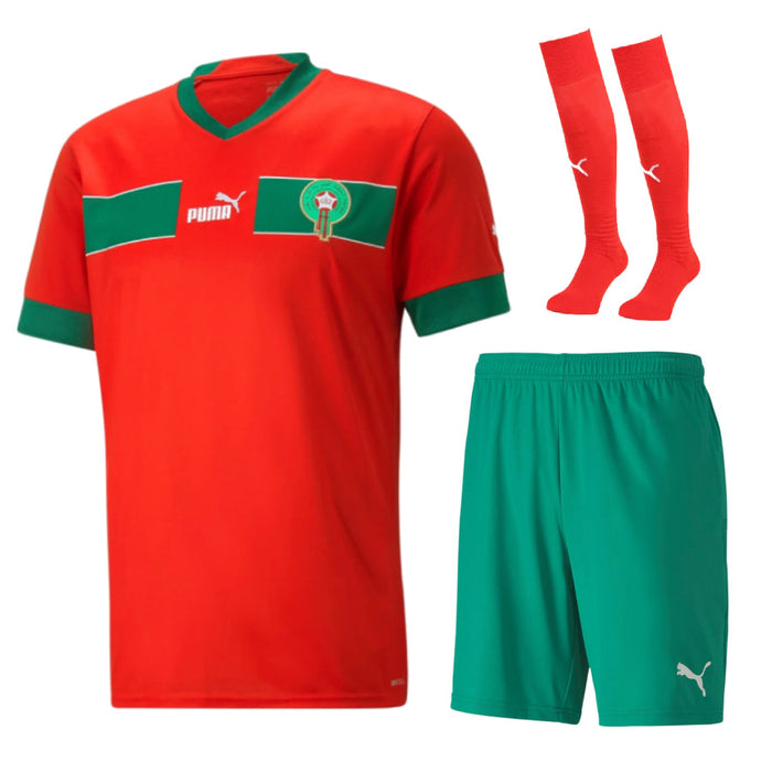 Morocco Home Kids Kit Jersey 2023