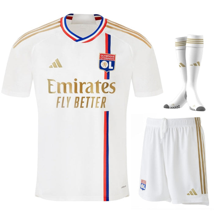 Lyon OL 2024 Heimtrikot für Kinder