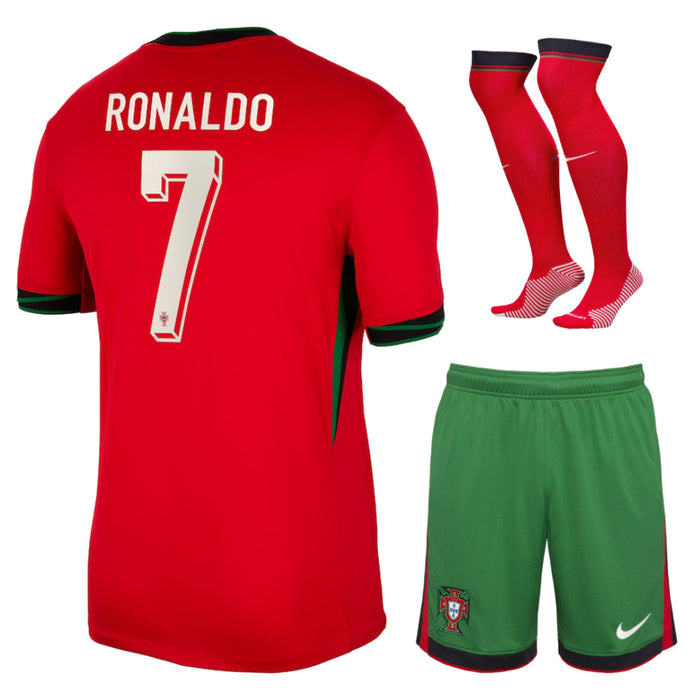Ronaldo Portugal Kinder-Heimtrikot 2024 2025