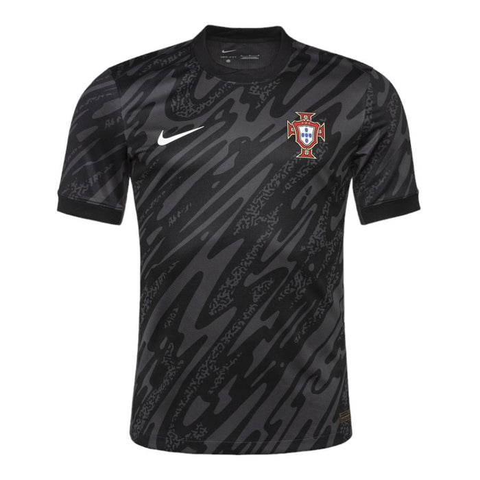 Portugal Goalkeeper Jersey Black 2024 2025 Men