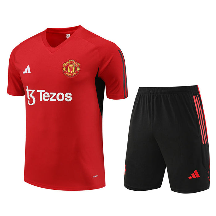 Manchester United Rotes Trainingstrikot für Herren 2023–2024
