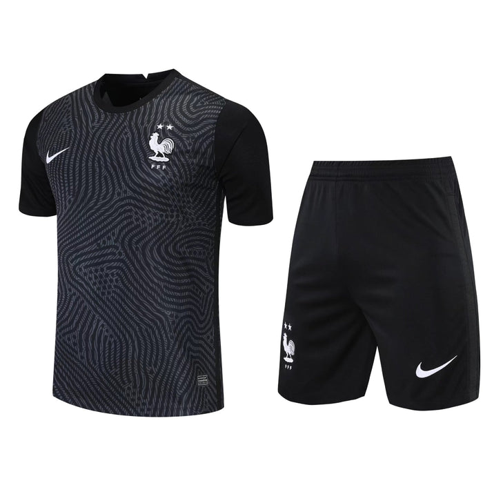 Frankreich Herren-Torwarttrikot + Shorts 2023
