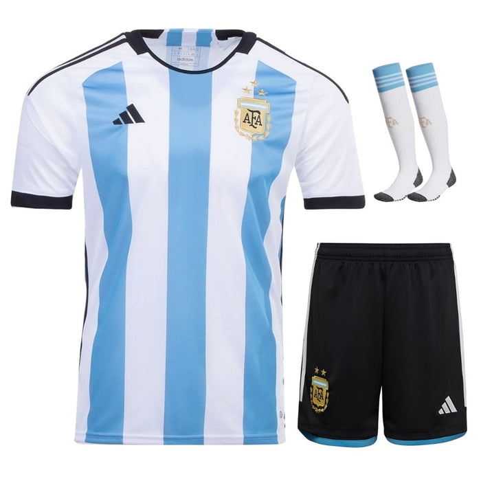 Argentinien 3-Sterne-Kindertrikot 2023