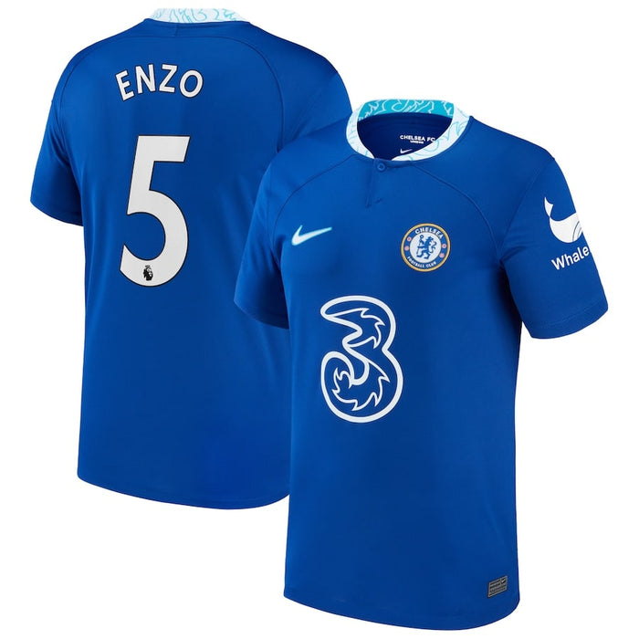 Blaues Chelsea-Heimtrikot für Herren 2023 ENZO 