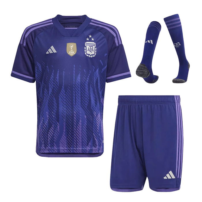 Argentinien 3-Sterne-Kindertrikot 2023