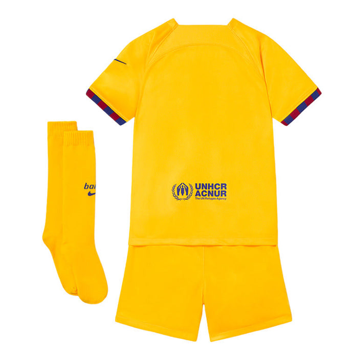 FC Barcelona Vierter 2023 Kindertrikot 