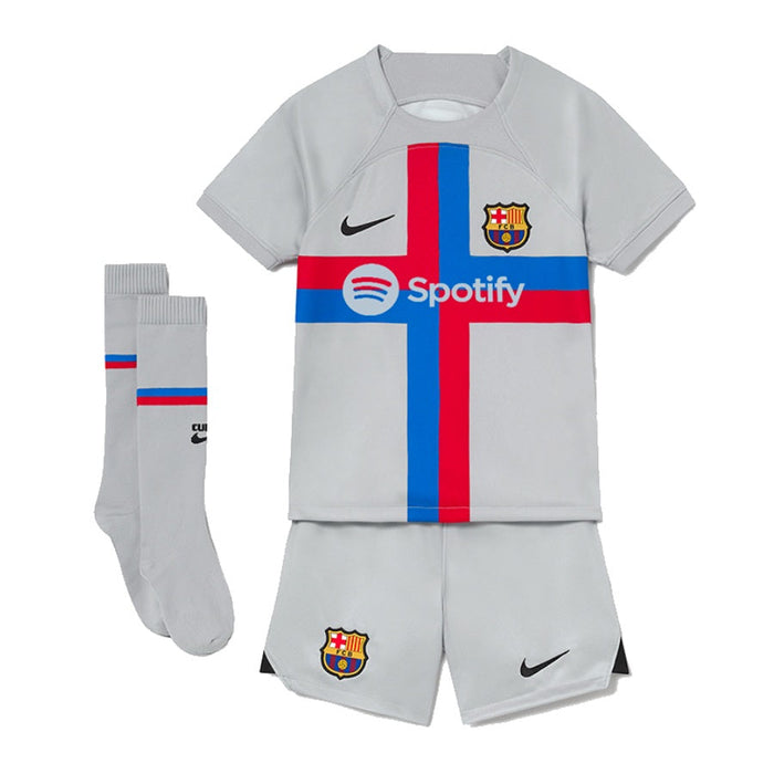 FC Barcelona Vierter 2023 Kindertrikot 