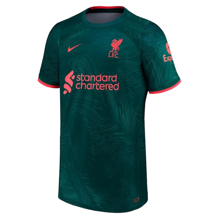 Liverpool Third Kindertrikot 2023 Grün 