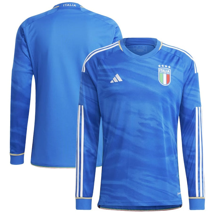 Italy Men's Long Sleeve Home Jersey 2024 