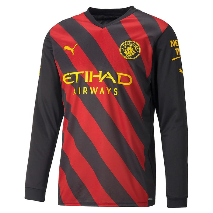 Manchester City Grünes Langarmtrikot für Herren 2023 