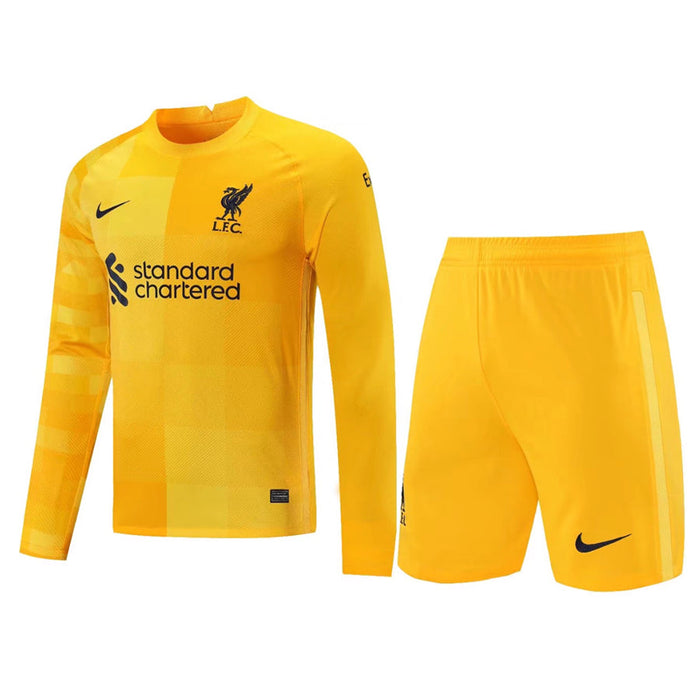 Liverpool Herren-Torwarttrikot + Shorts 2023