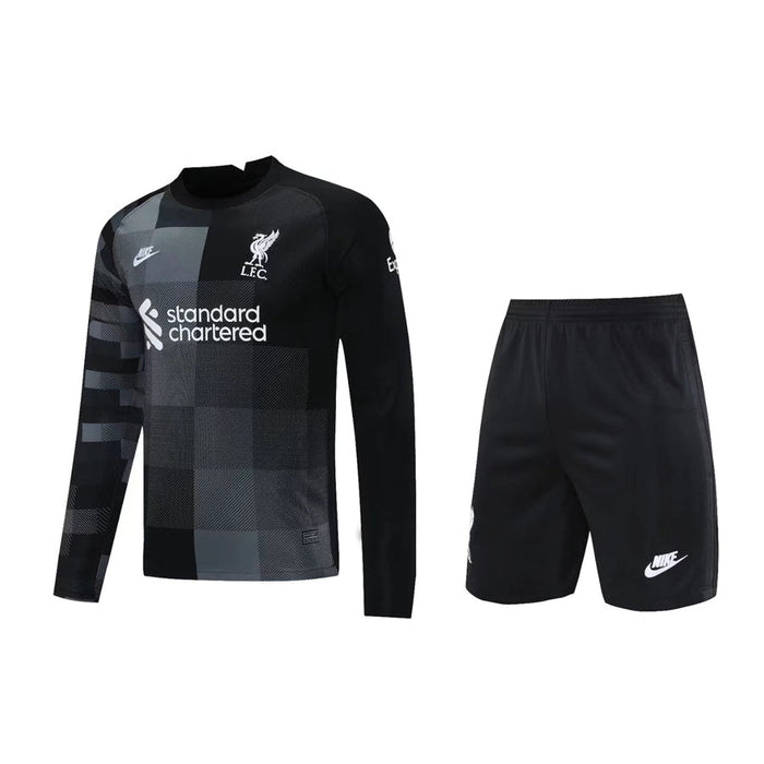 Liverpool Herren-Torwarttrikot + Shorts 2023