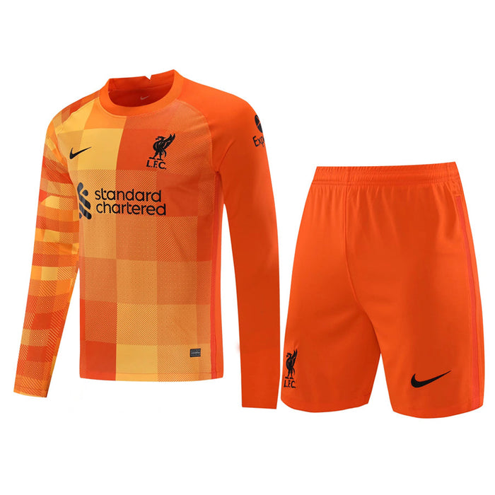 Liverpool Herren-Torwarttrikot + Shorts 2023