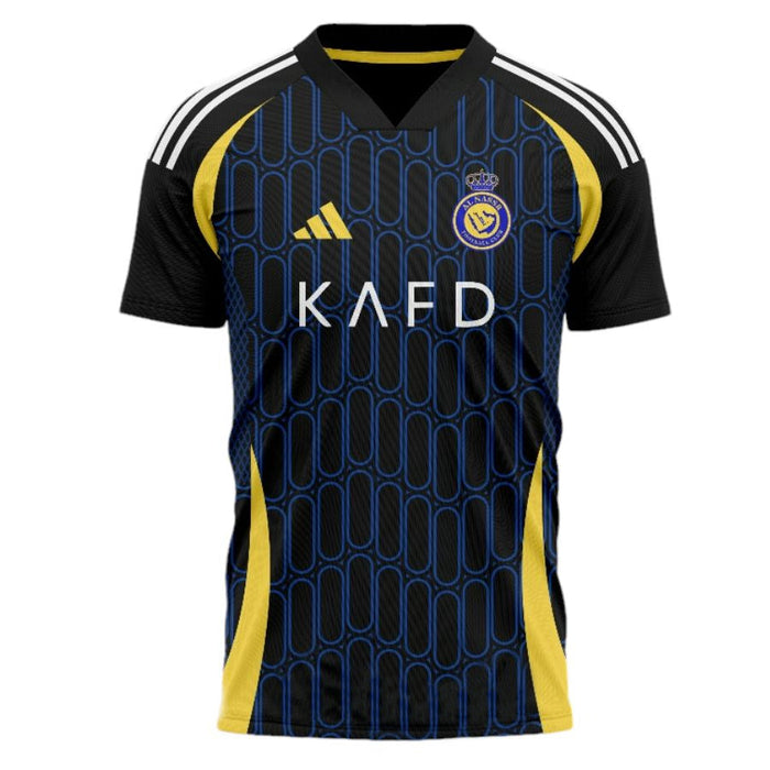 Ronaldo Al Nassr Kinder-Auswärtstrikot 2024–2025, Schwarz