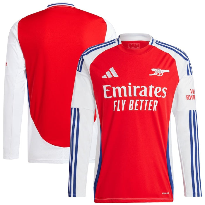 Arsenal Long Sleeve Home Shirt Men 2024 2025 