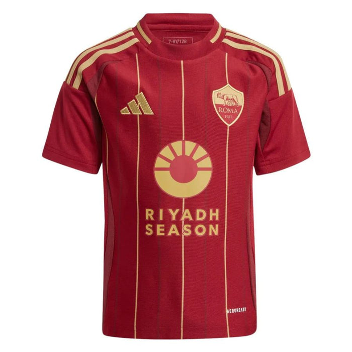 AS Rom Heimtrikot für Kinder 2024–2025 