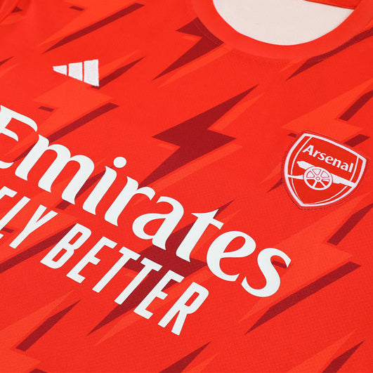 Rotes Arsenal-Trainingstrikot für Herren 2023–2024 
