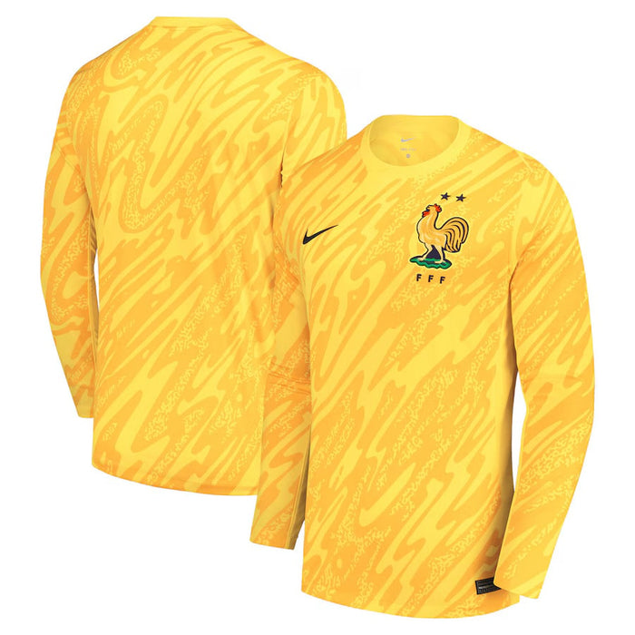 France Home Goalkeeper Jersey Long Sleeve 2024 2025 Men 
