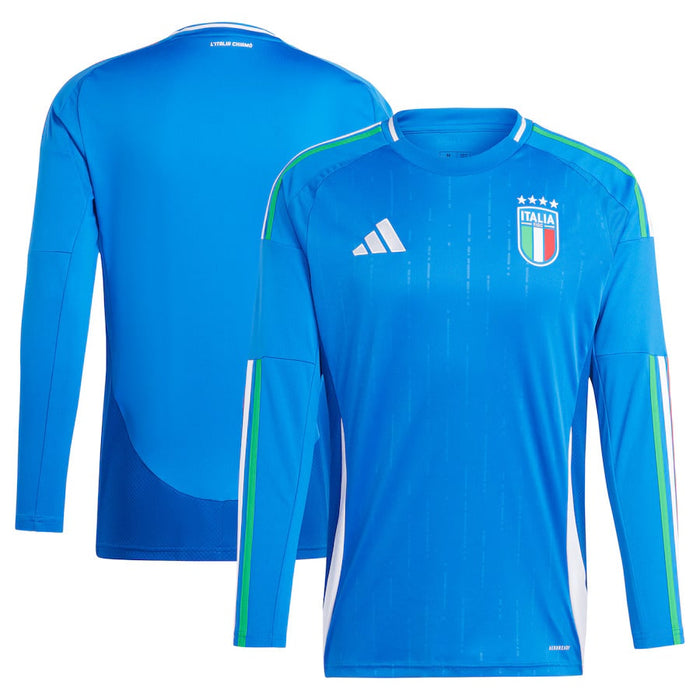Italy Men's Long Sleeve Home Jersey 2024 2025 