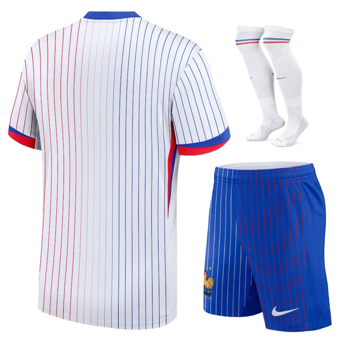 France Away Kids Jersey Kit Euro 2024 2025