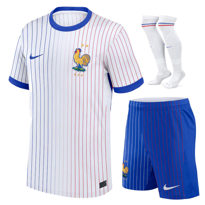 France Away Kids Jersey Kit Euro 2024 2025