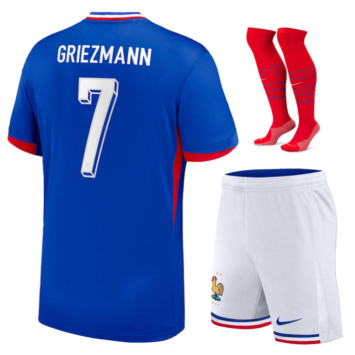France Away Kids Jersey Kit Euro 2024 2025