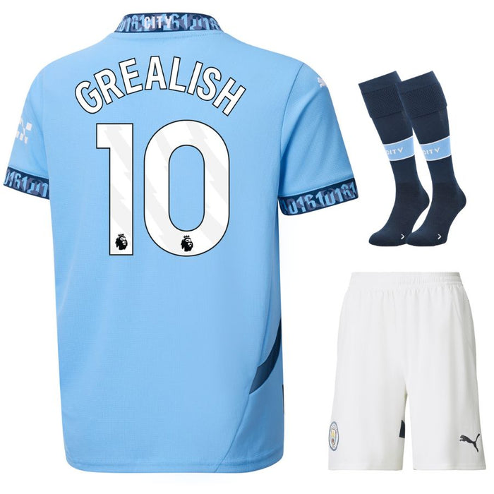 Manchester City Heimtrikot 2024 2025 für Kinder 