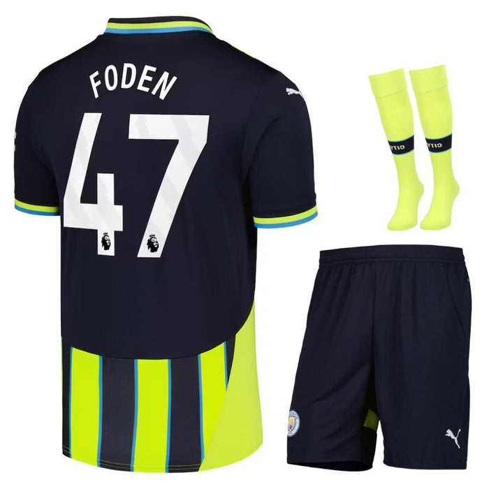 Manchester City Ausweichtrikot für Kinder 2024 2025 