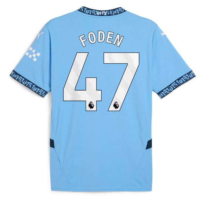 Manchester City Herrentrikot 2024 2025 Blau 