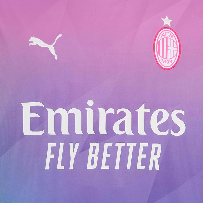 AC Milan Langarm-Ausweichtrikot in Rosa für Herren 2023 2024 