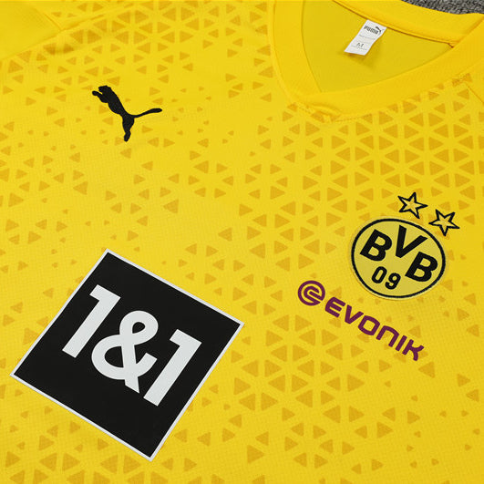 Gelbes Dortmund-Trainingstrikot für Herren 2023–2024 