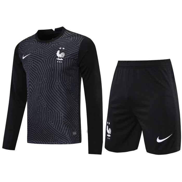 Frankreich Herren-Torwarttrikot + Shorts 2023