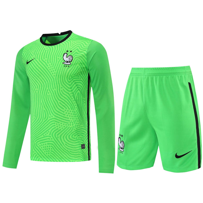 Frankreich Herren-Torwarttrikot + Shorts 2023