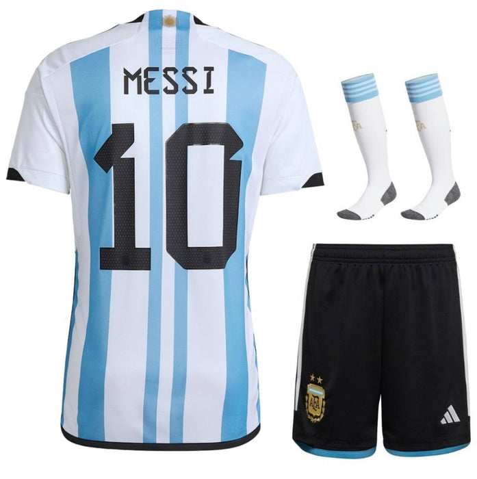 Argentinien 3-Sterne-Kindertrikot 2023
